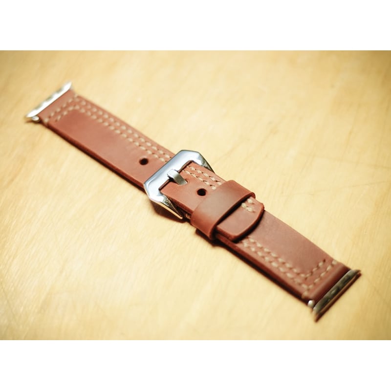 Кожаный ремешок для Apple Watch 40-44 brown leather