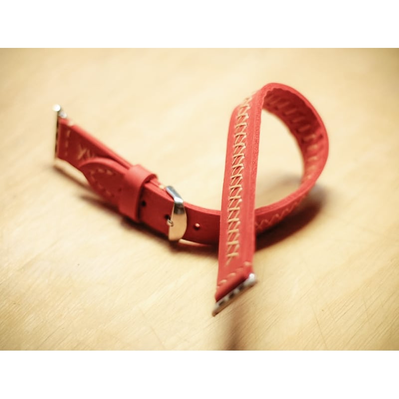 Ремешок для Apple Watch 40-44 red leather