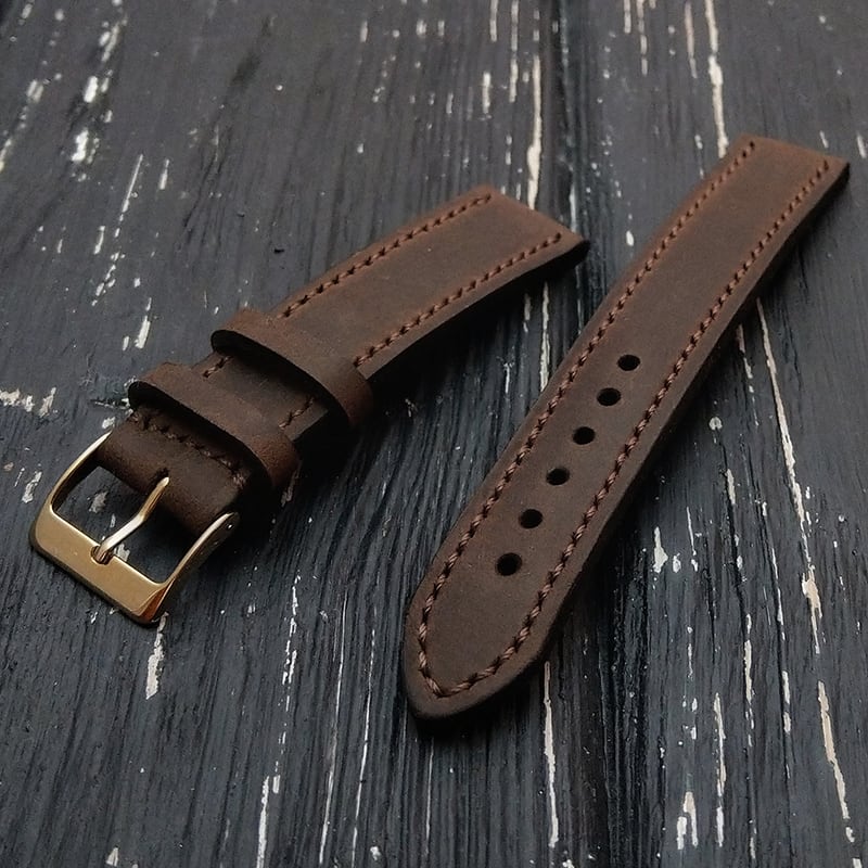 Шкіряний ремінець для годинника Cinnamon brown leather