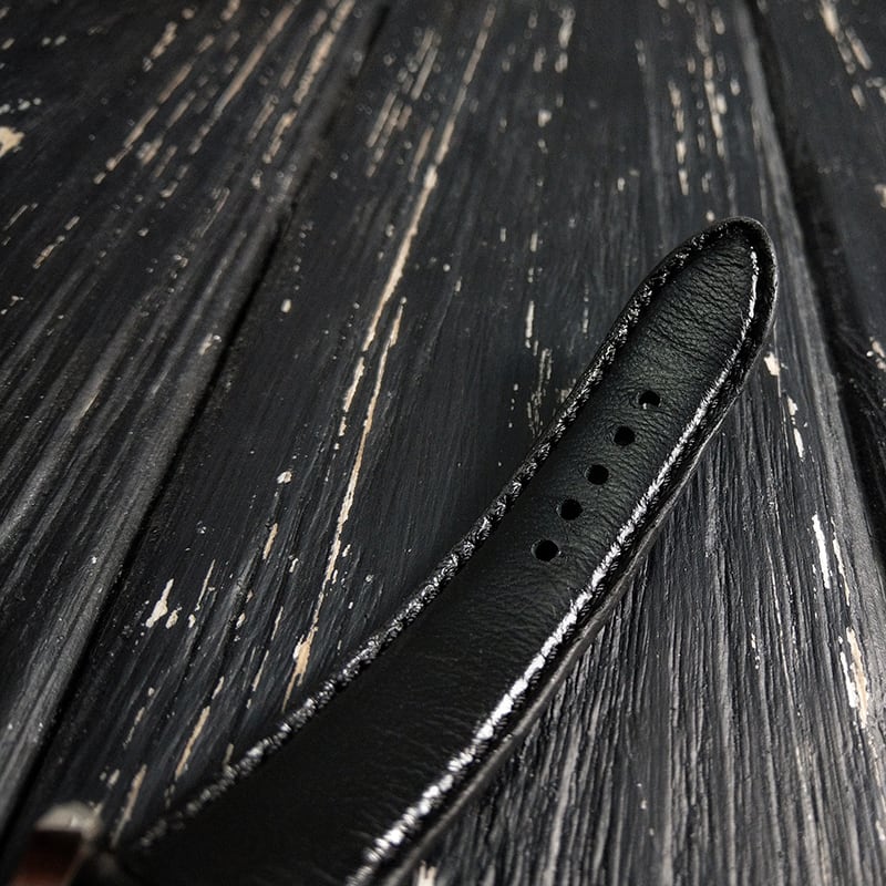 Ремінець для годинника Black Сrocodile leather