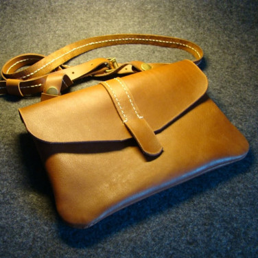 Сумка жіноча шкіряна Wrislet yellow leather