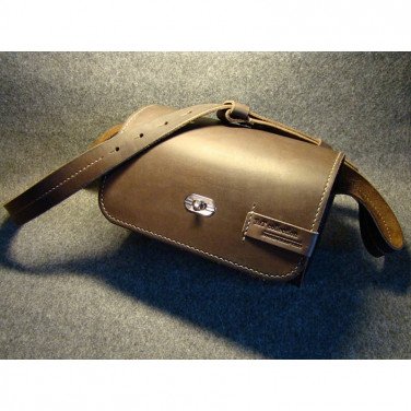 Сумка женская Вarrel brown leather