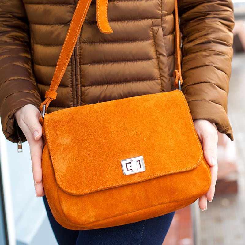 Сумка женская Cross-body bag brown leather