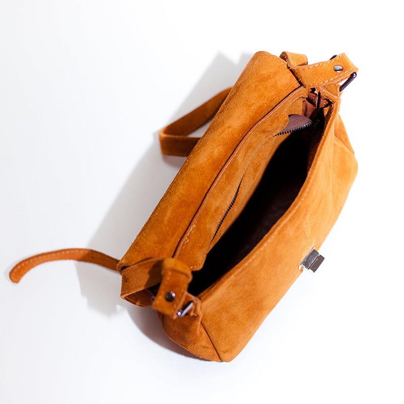 Сумка жіноча Cross-body bag brown leather