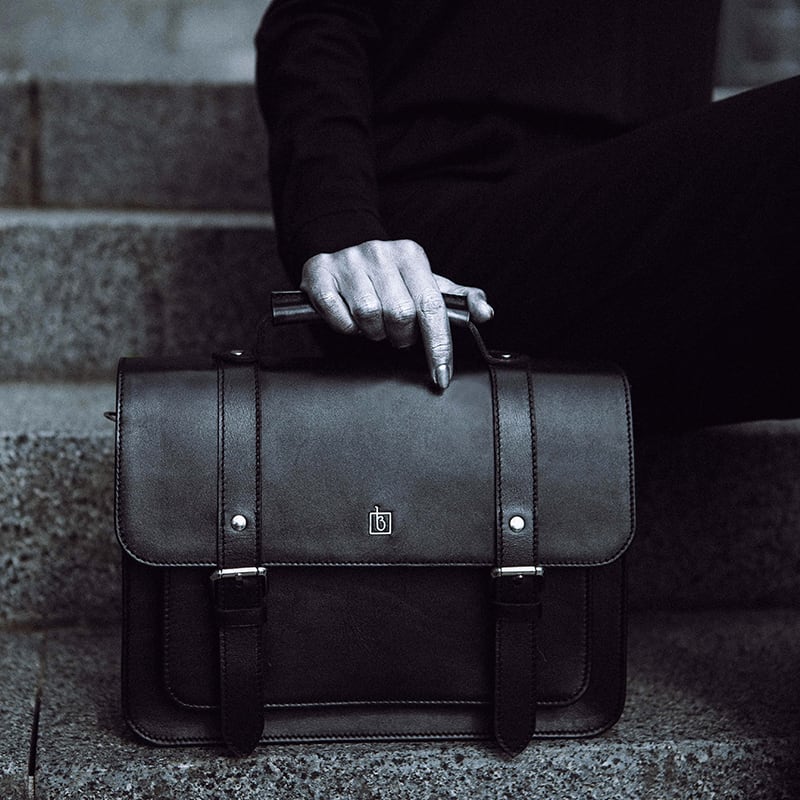 Сумка жіноча Satchel black leather