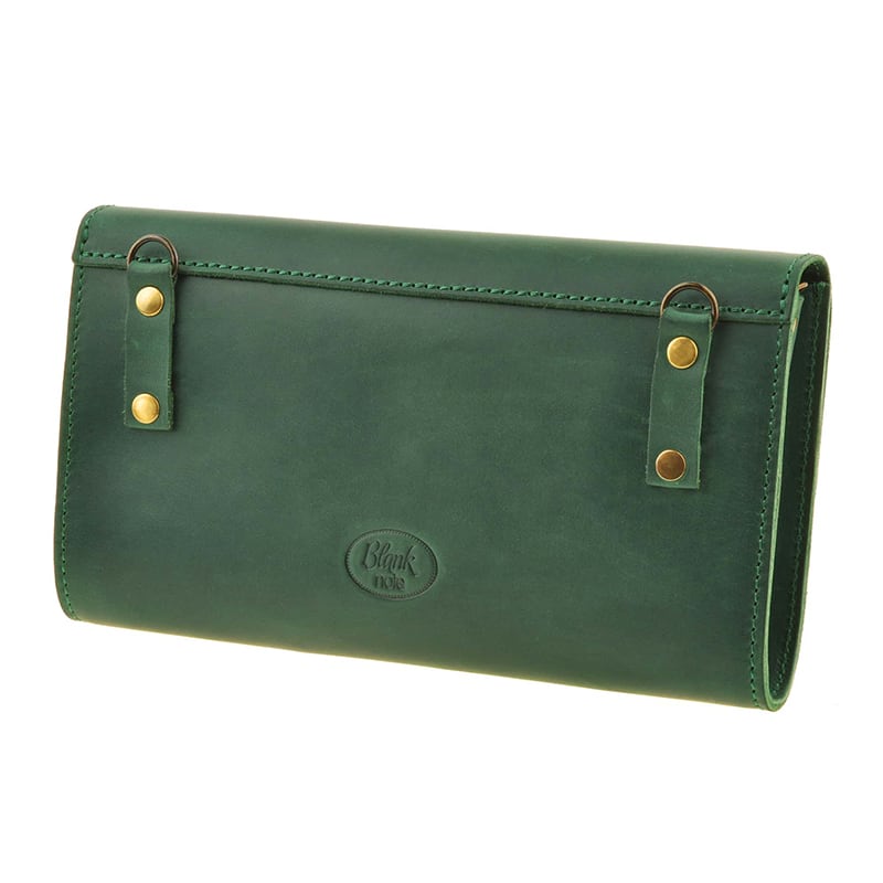 Сумка жіноча Combi Clutch green leather