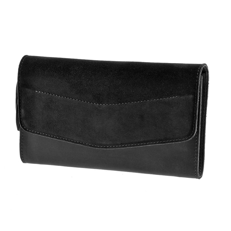 Сумка женская Combi Clutch Velours black leather