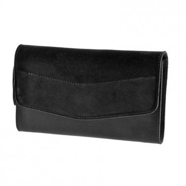Сумка женская Combi Clutch Velours black leather