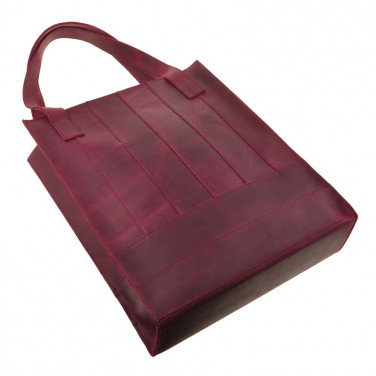 Сумка женская Shopper Bordeaux leather