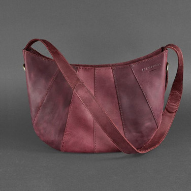 Сумка кожаная Нobo Вag vinous leather