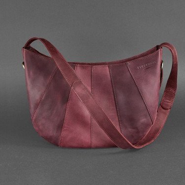 Сумка кожаная Нobo Вag vinous leather