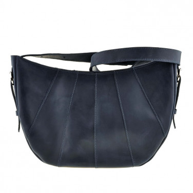 Сумка кожаная женская Нobo Вag dark blue leather