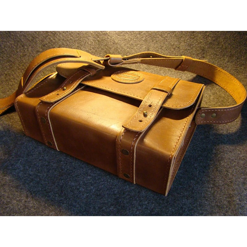 Чоловіча шкіряна сумка Messenger bag brown leather