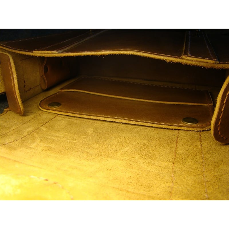 Чоловіча шкіряна сумка Messenger bag brown leather