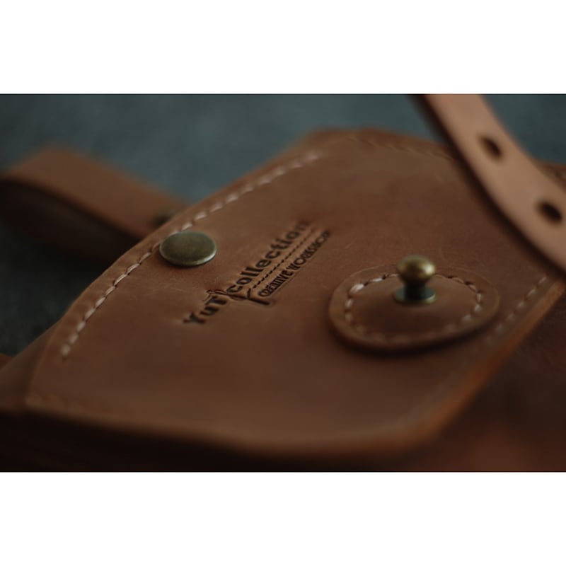 Мужская сумка Hit-pack brown leather
