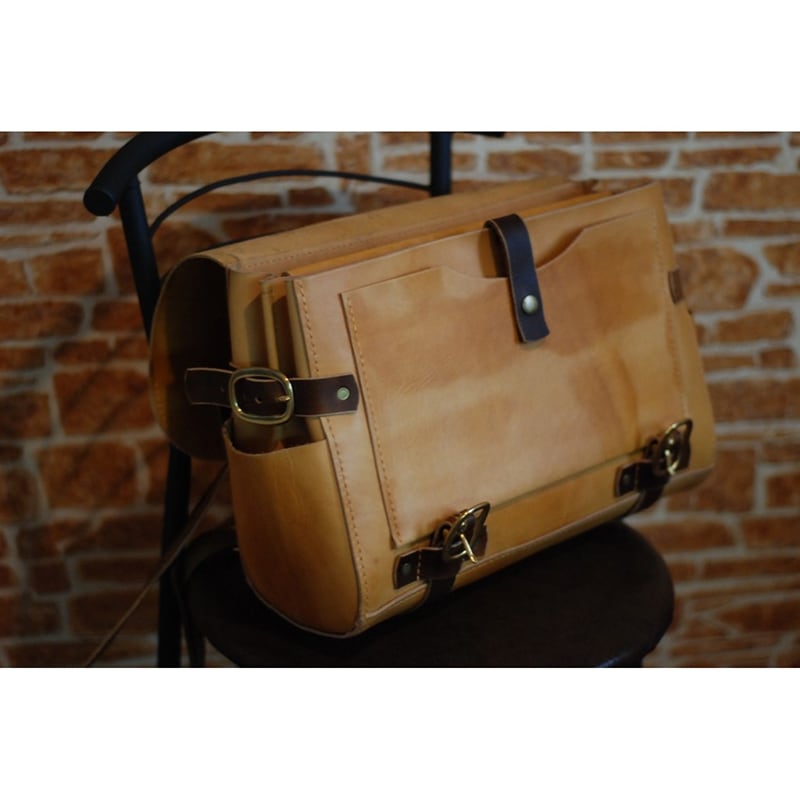 Мужская сумка через плечо Briefcase brown leather