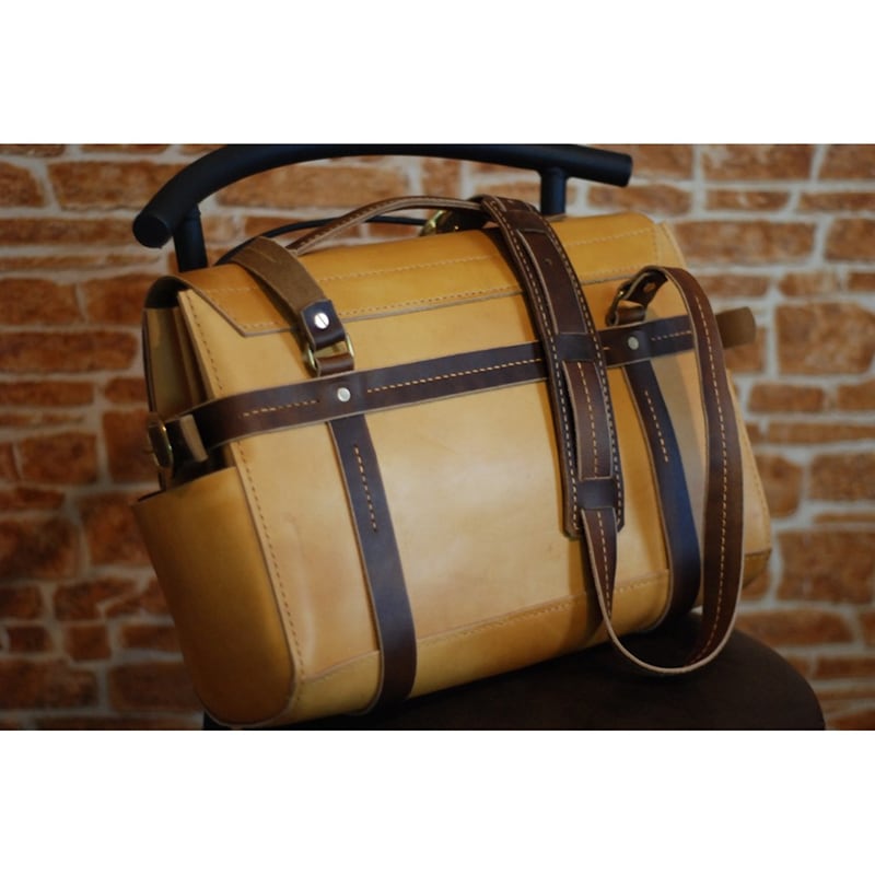 Мужская сумка через плечо Briefcase brown leather