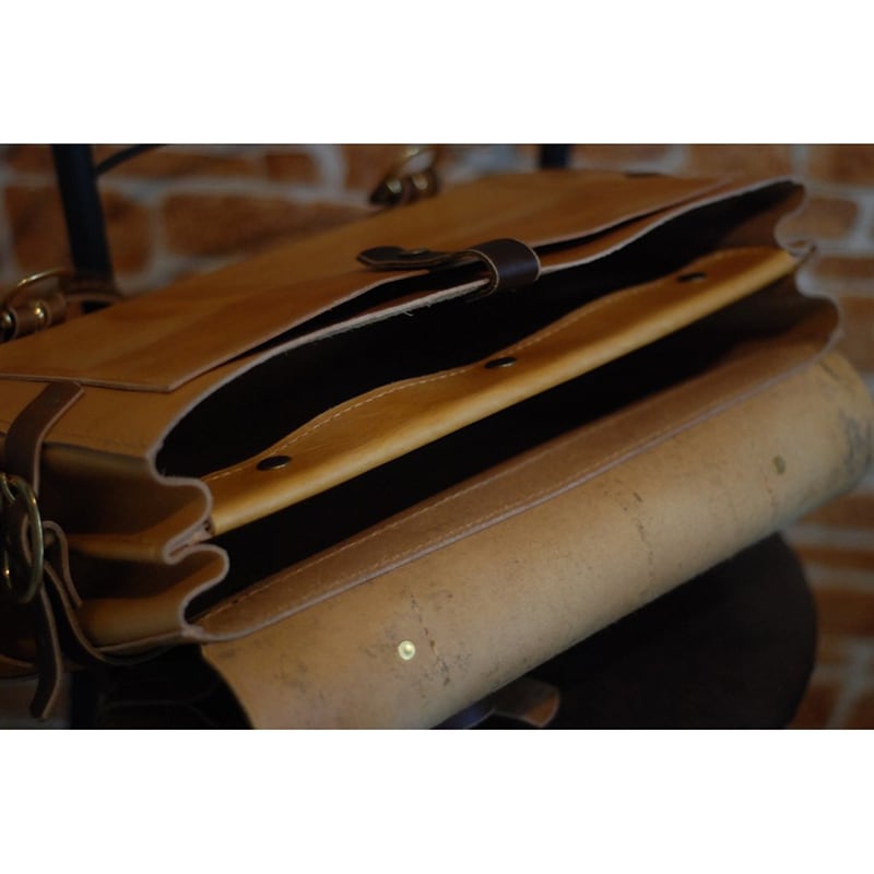 Мужская сумка через плечо Briefcase brown leather