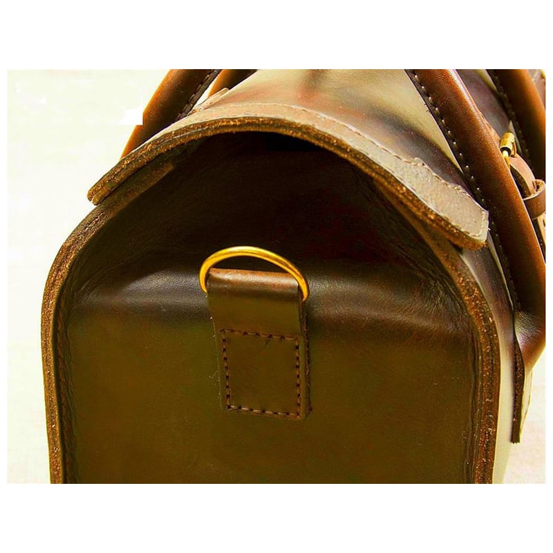 Мужская кожаная сумка Сarpet Вag brown leather