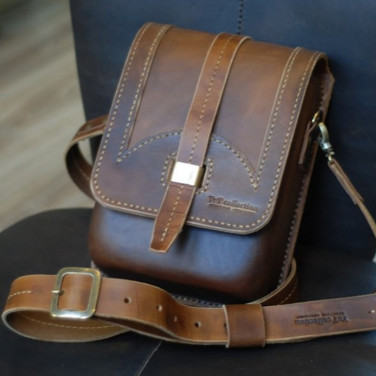 Сумка мужская кожаная Тablet brown leather