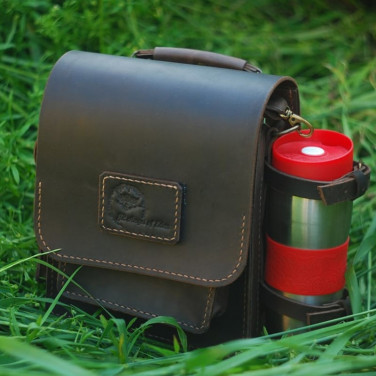 Чоловіча сумка Messenger bag black leather