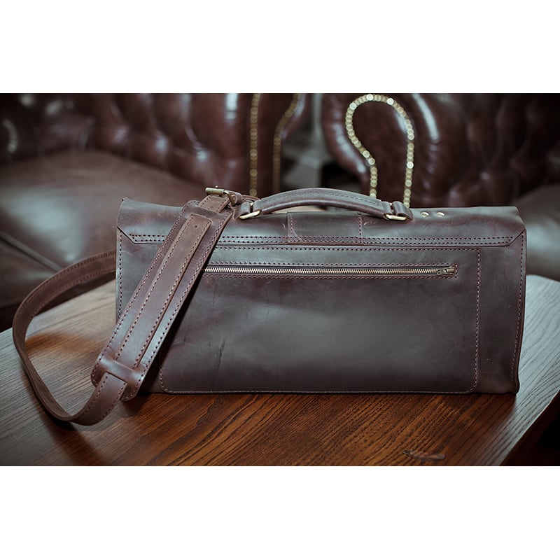 Сумка для інструментів чоловіча шкіряна Surplus bag brown leather