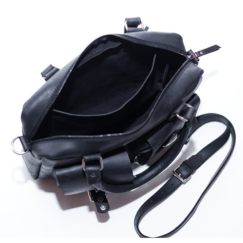 Сумка мужская Slouchy satchel black leather