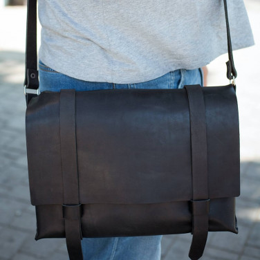 Сумка чоловіча через плече Сrossbody bag black leather