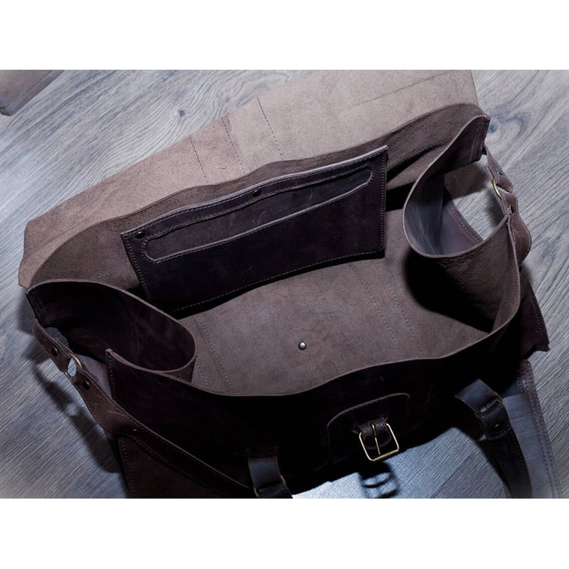 Сумка мужская Duffle bag vinous leather