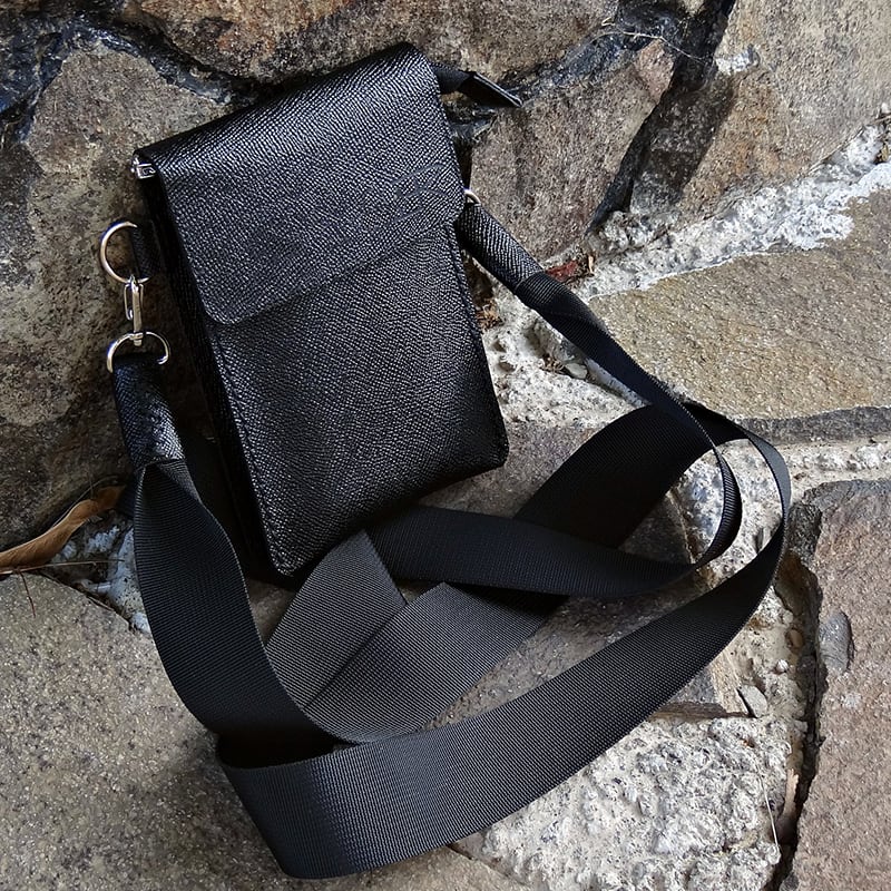 Мужская сумка Crossbogy bag black leather