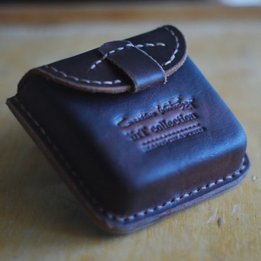 Шкіряний портсигар-гаманець Polo brown leather