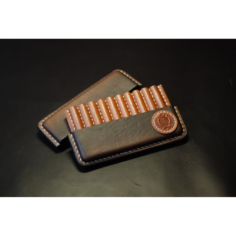 Кожаный портсигар Nominal brown leather