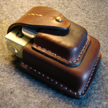 Чехол для сигарет и зажигалки Canterbury brown leather