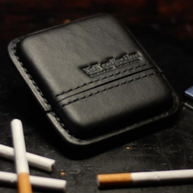 Шкіряний портсигар American Style black leather