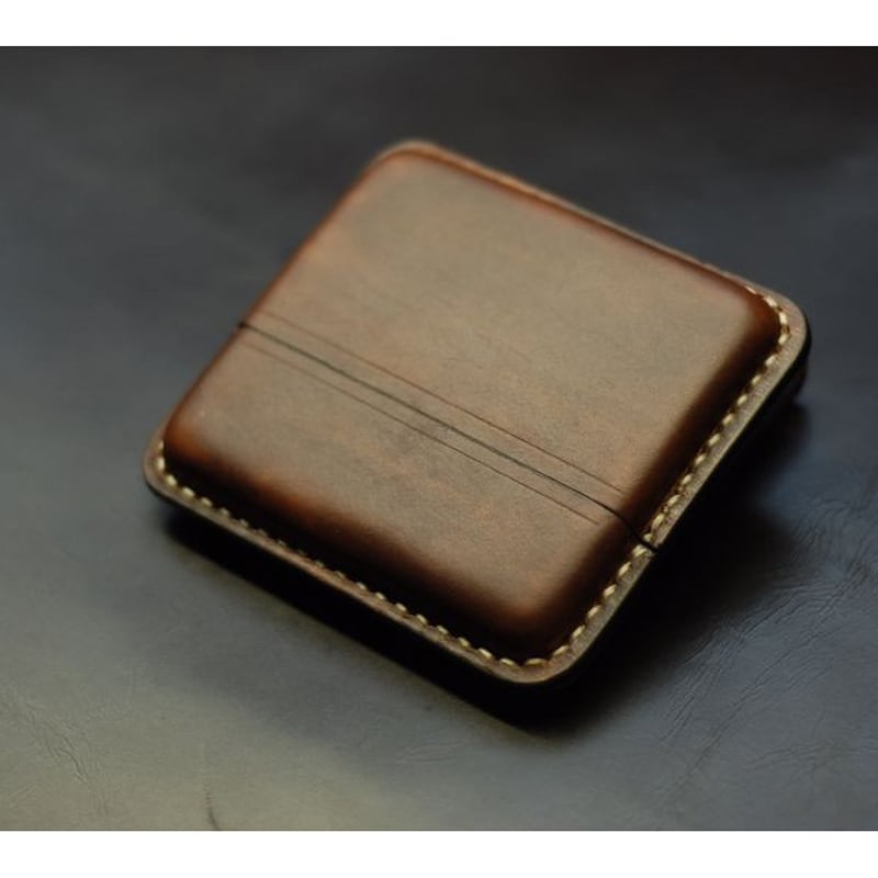 Шкіряний портсигар Super slims-100 brown leather