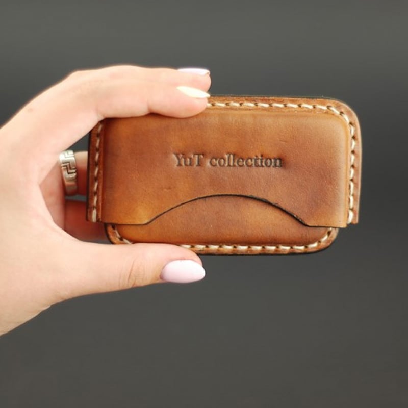 Шкіряний портсигар IQOS HEETS 12 brown leather
