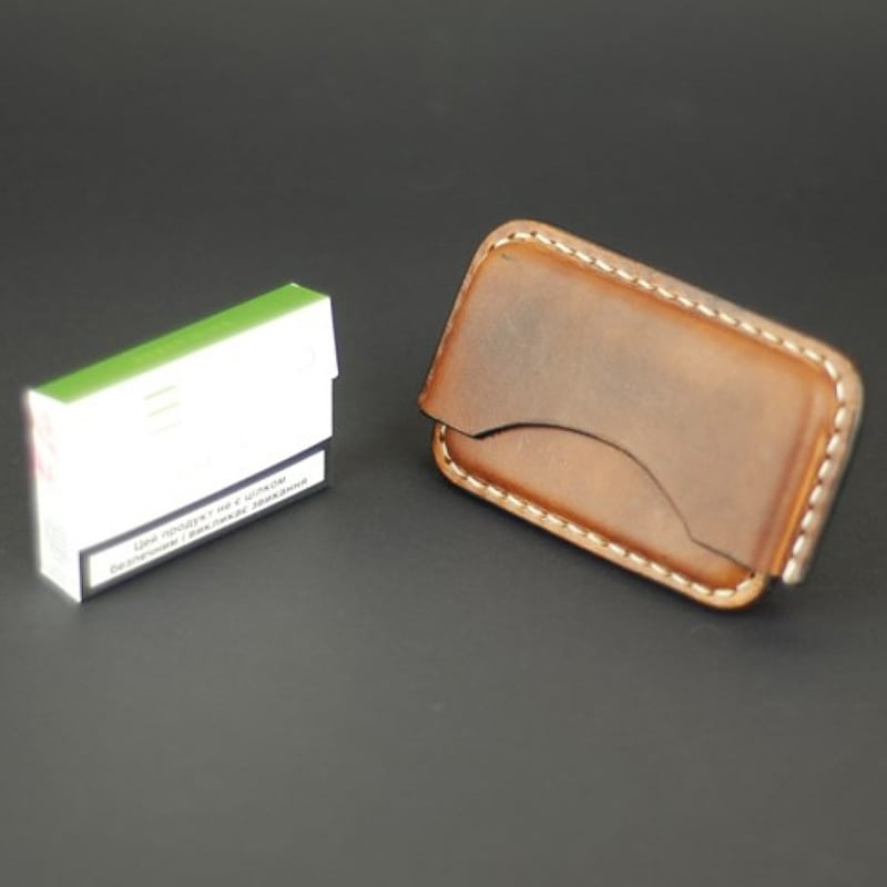 Шкіряний портсигар IQOS HEETS 12 brown leather
