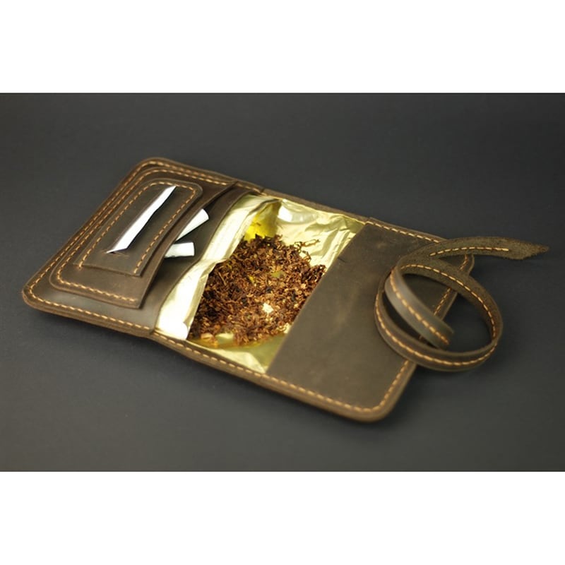Кожаная сумка Tobacco Bag brown leather