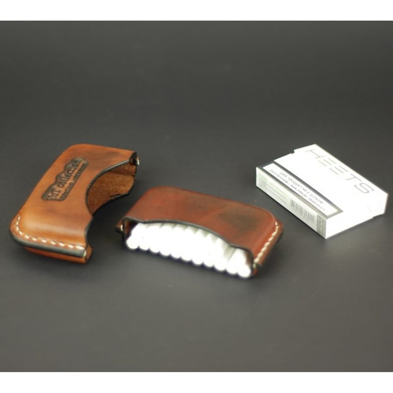 Шкіряний портсигар IQOS HEETS 22 brown leather