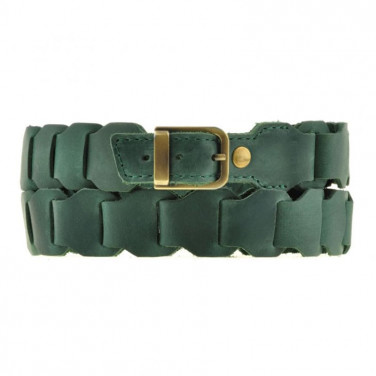 Кожаный ремень Boho Shic Verde Leather