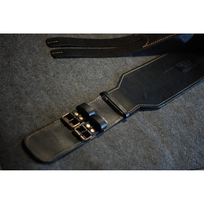 Чоловічий шкіряний ремінь Athlete Black Leather