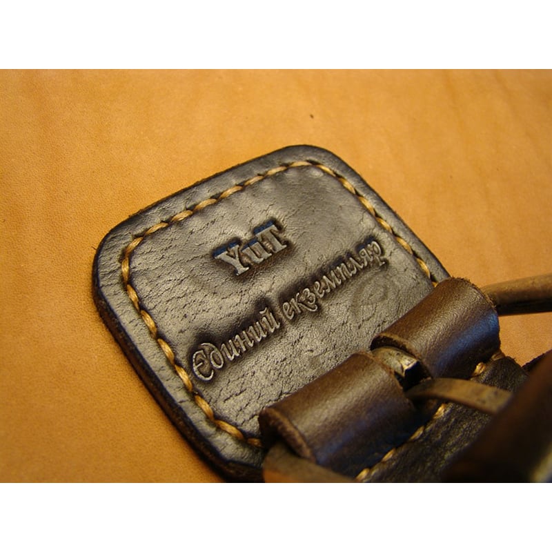 Кожаный ремень классический Flap Brown Leather