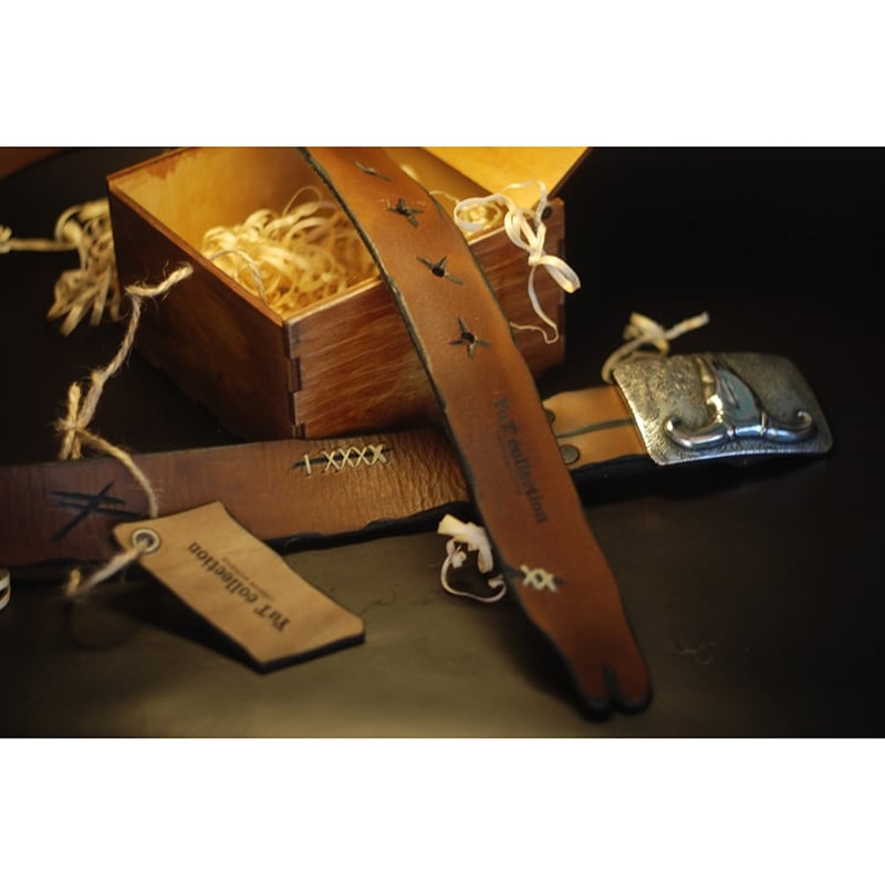 Кожаный ремень мужской Buffalo Brown Leather