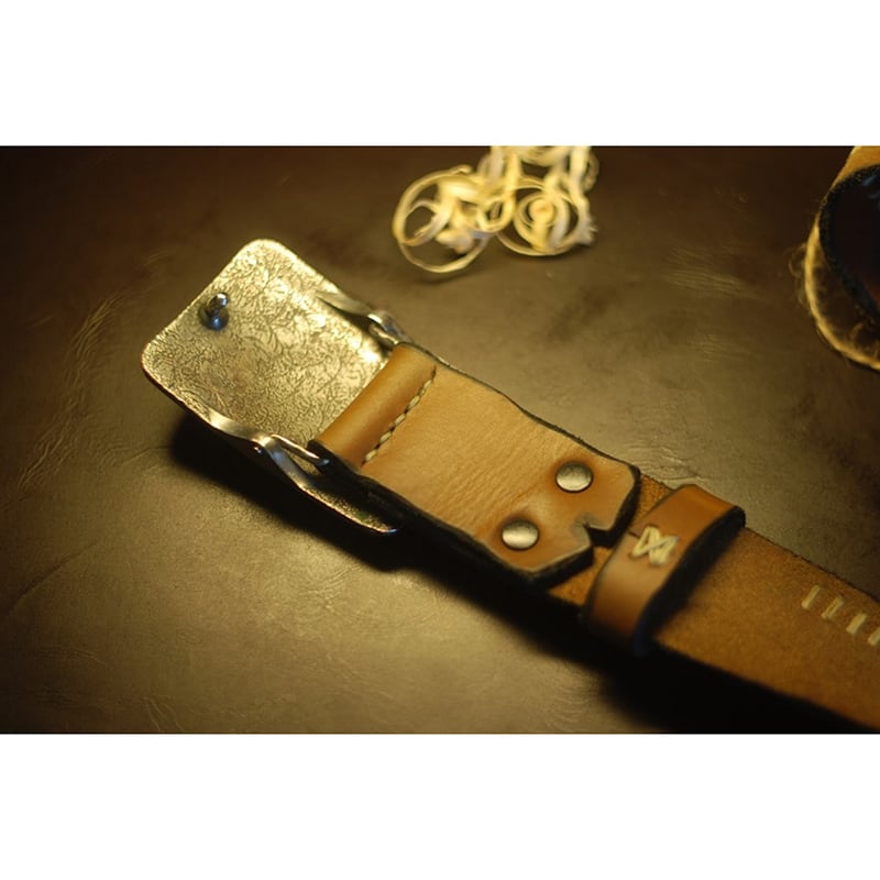 Кожаный ремень мужской Buffalo Brown Leather