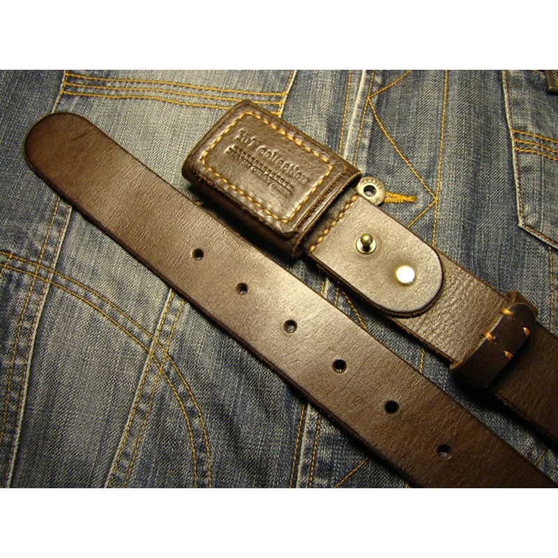 Кожаный ремень ручной работы Cinnamon Brown Leather