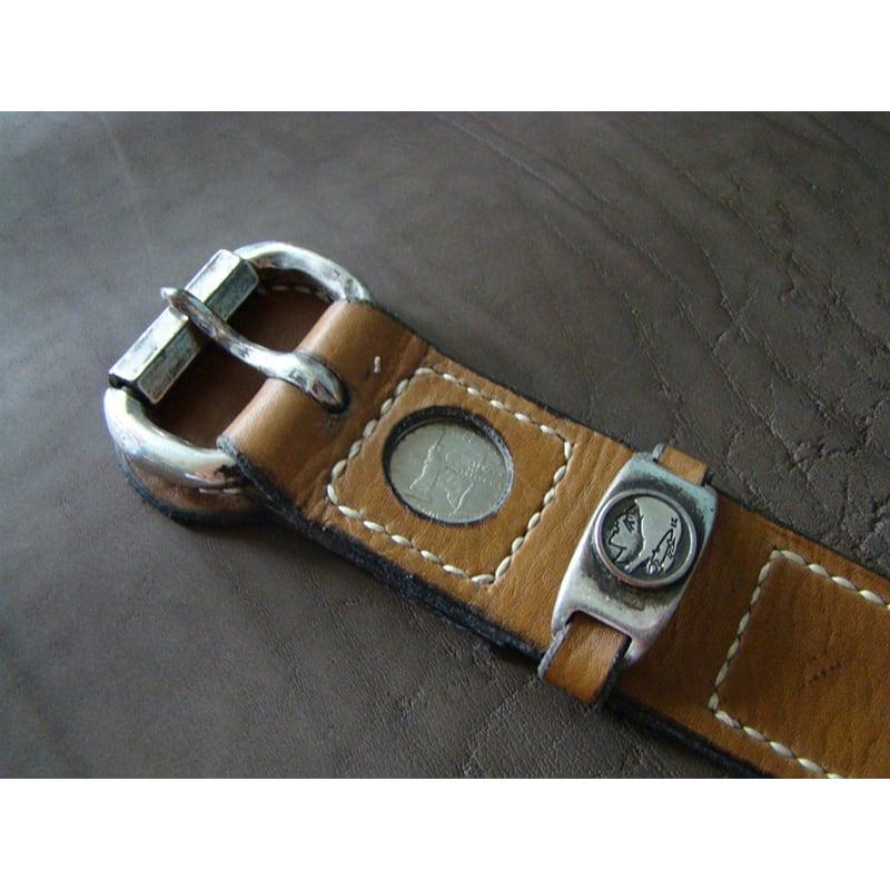 Чоловічий шкіряний ремінь Your Style Brown Leather