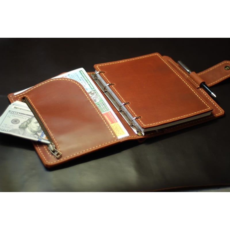 Кожаный блокнот Dallas brown leather