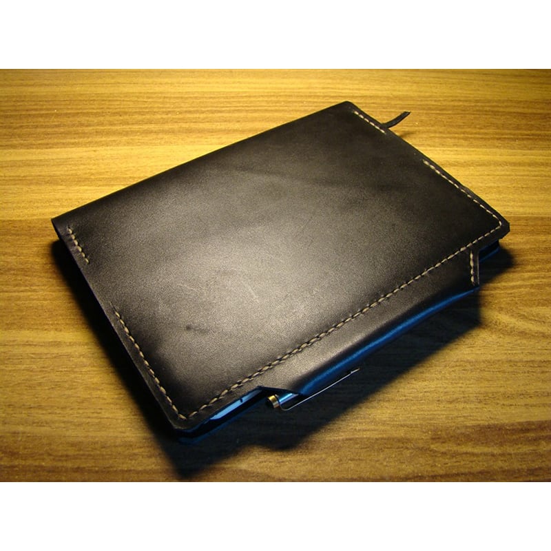 Шкіряний блокнот-папка Houston black leather