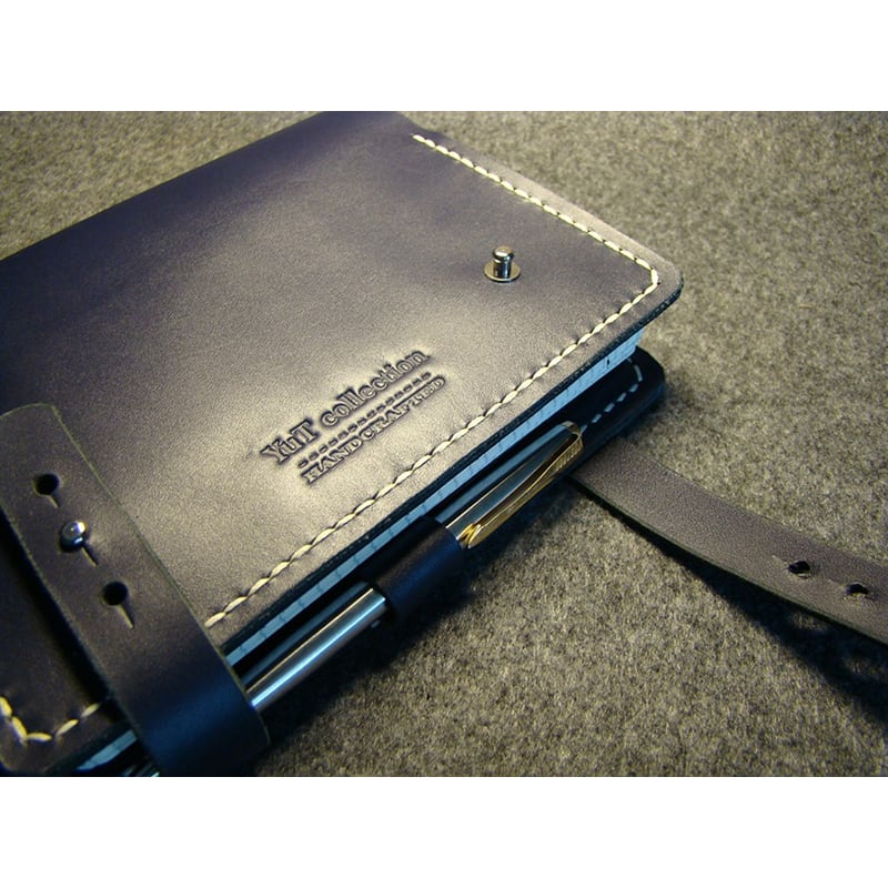 Шкіряний блокнот органайзер El Paso blue leather