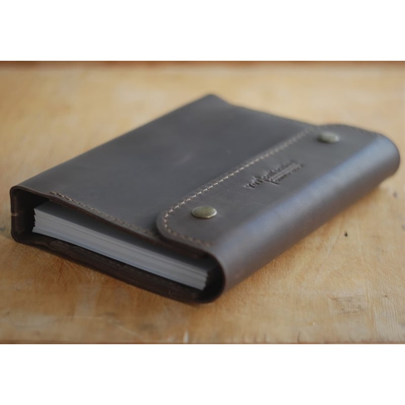 Кожаный ежедневник А5 на кольцах Richardson gray leather